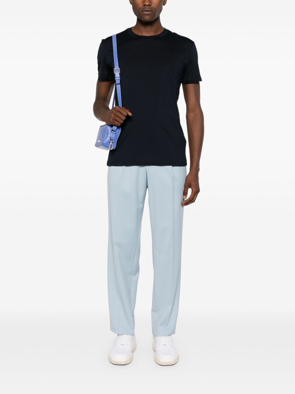 Tシャツ・カットソー PT TORINO Men T-shirt Blue TL5STM050LEL01CD 0360 Tシャツ・カットソー PT TORINO Men T-shirt Blue
